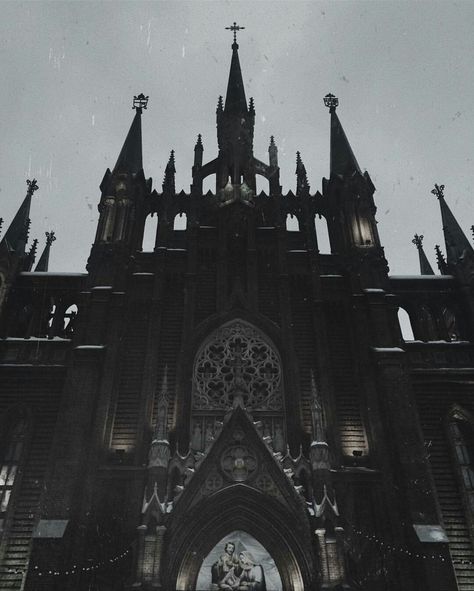 Roman-catholic cathedral in Moscow. Church Aesthetic, Gothic Castle, Gothic Church, Slytherin Aesthetic, Gothic Home, Gothic Aesthetic, Dark Gothic, Dark Academia Aesthetic, Fantasy Aesthetic