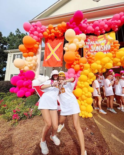 Sunshine Sorority Theme, Sunshine Bid Day Theme, Future Bid Day Theme, Walking On Sunshine Bid Day, Storm Bid Day, We’re Not Really Strangers Bid Day, Sorority Work Week, Kappa Delta Sorority, Sorority Themes