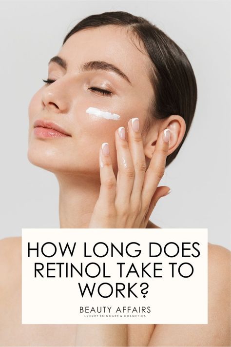 Get an amazing retinol before and after by using retinol the right way. Here's our guide to how long it takes this skincare ingredient to work. How long until you see retinol results - usually 12 weeks for best results! Benefits Of Retinol, Dermatologist Doctor, Ceramide Capsules, Popular Skin Care Products, Retinoic Acid, Skin Advice, Best Skin Care Routine, Brighten Skin Tone, Clear Acne