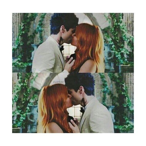 Clary X Alec, Shadowhunters Alec And Clary, Clary And Alec, Alec And Clary, Clary Y Jace, Clary And Jace, Book Cover Design Inspiration, Clary Fray, Matthew Daddario