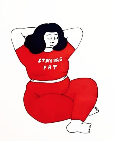 fat positive art Fat Positive Art, Fat Acceptance, Body Image Art, Body Positivity Art, Plus Size Art, Fat Art, Thick Thighs Save Lives, Body Acceptance, Body Love