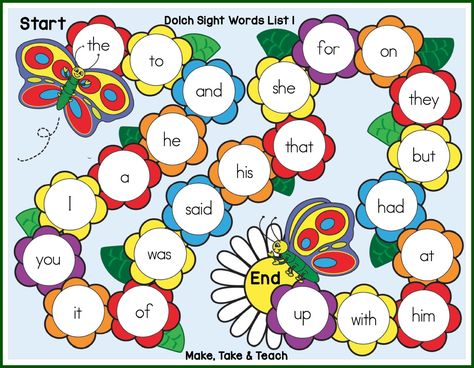 Spring themed activities for learning and practicing sight words. Color and black and white versions! Dolch Sight Word List, Spring Kindergarten, Learning Sight Words, Teaching Sight Words, Tricky Words, Dolch Sight Words, Sight Words List, Word Board, Jolly Phonics