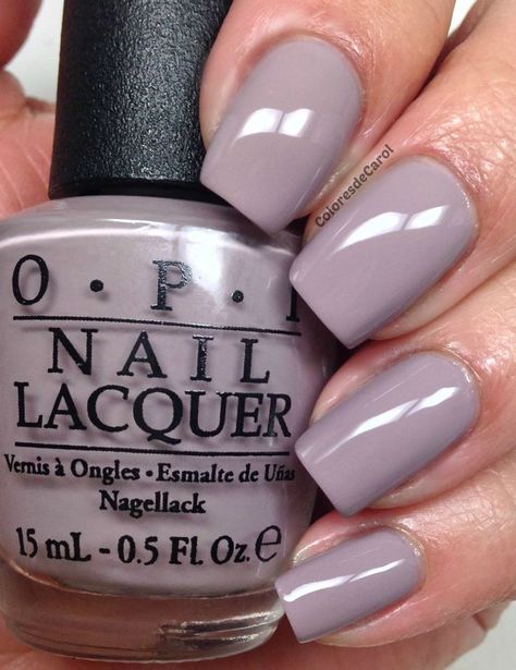 Beach Nail Polish, Smokey Lavender, Fall Polish, Taupe Nails, Nail Fall, Nails Shellac, Nails Beach, Opi Colors, Opi Polish