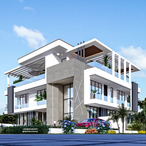 C A V 01 IKOYI LAGOS || 5BEDROOM DUPLEX RF NO; {5350BDI} Duplex House Design Exterior, Luxury Apartments Exterior, House Elevations, Double House, Apartments Exterior, Huge Houses, Lucky Wallpaper, House Interior Design Styles, Duplex Design