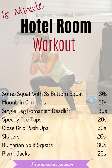 A speedy bodyweight workout to help you stay fit while traveling. Simple bodyweight exercises #athomeworkout #workoutathome #workoutroutine #travelworkout #bodyweightexercises #fitness #fitnessmotivation #hotelworkout Hotel Gym Workouts For Women, Hotel Room Workout Men, Quick Hotel Room Workout, Full Body Hotel Gym Workout, Hotel Room Workout, Hotel Workout, Plank Jacks, Yoga Travel, Workout Days