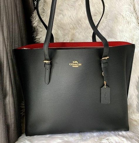 Sixth Form Handbag, Black Handbags For School, College Purse, Black Designer Bags, Black Tote Purse, Uni Bag, Coach Tote Bag, My Style Bags, Handbags For School