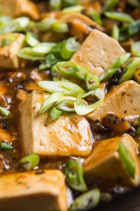 Vegetarian Dishes You Can Cook in Less Than 30 Minutes is a group of recipes collected by the editors of NYT Cooking Mapu Tofu, Vegan Mapo Tofu Recipe, Mapo Tofu Recipe, Tofu Vegan, Chinese Restaurants, Mapo Tofu, Nyt Cooking, Vegetarian Cooking, Tofu Recipes