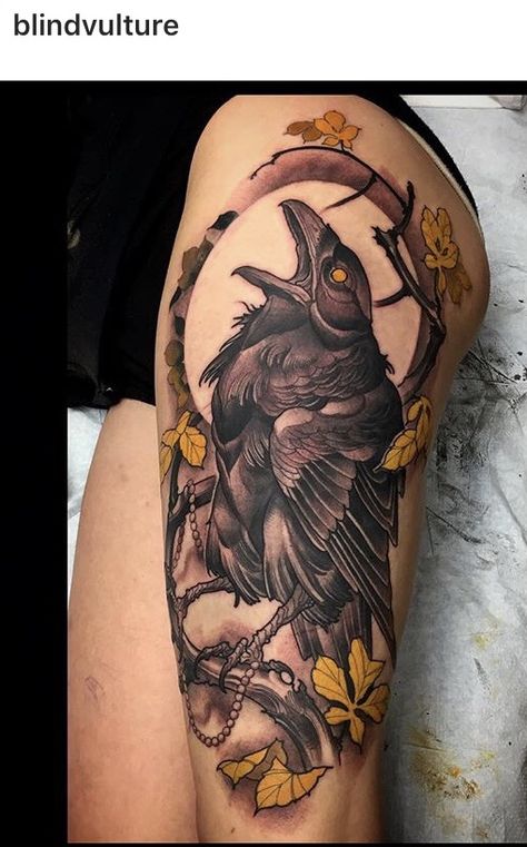 Tattoo Texture, Best Tattoos Ideas, Crow Tattoos, Rabe Tattoo, Crow Tattoo Design, Lantern Tattoo, Worlds Best Tattoos, Crow Tattoo, Raven Tattoo