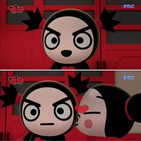 Puka And Garu, Puca And Garu, Pucca Love Recipe, Garu And Pucca, Pucca Funny, Pucca And Garu, Love Recipe, Happy Tree Friends, Love Yourself First