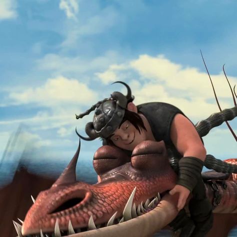 Snotlout And Hookfang, Httyd Snotlout, Snotlout Jorgenson, Monstrous Nightmare, Dragon Birthday Cakes, Train Dragon, Httyd 3, Dragon Birthday, Httyd Dragons