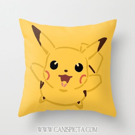 Pokemon Nursery, Puffy Pillows, Pillow Video, Pikachu Pillow, Pokemon Items, Christmas Baby Romper, Auntie Life, Pokemon Room, Pokemon Ideas