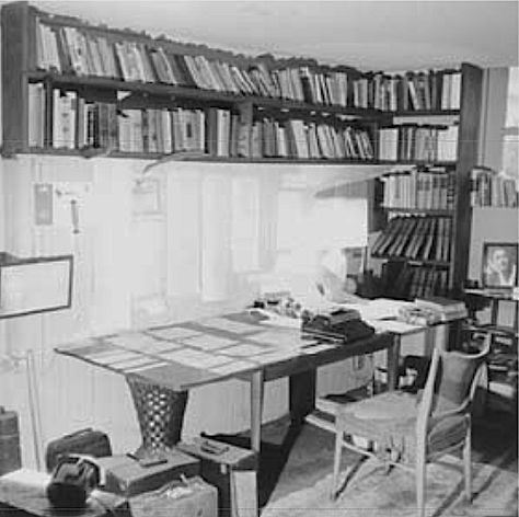 William Gaddis William Gaddis, William Stafford, Writers Desk, Lake Oswego, Office Space, Standing Desk, Loft Bed, Garage, Lake