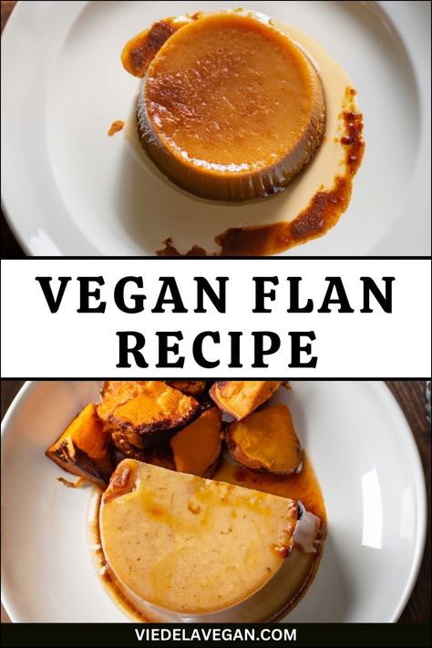 Vegan Flan Recipe: Enjoy the Richness Without the Dairy Vegan Flan Recipe, Dairy Free Flan, Vegan Flan, Pumpkin Flan, Condensed Coconut Milk, Flan Cake, Apple Oatmeal, Flan Recipe, Vegan Banana