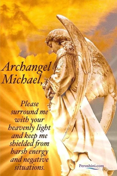 Archanděl Michael, Angelo Guerriero, St Michael Prayer, Archangel Prayers, Angel Spirit, Angel Blessings, Angel Signs, Angel Quotes, Angel Prayers