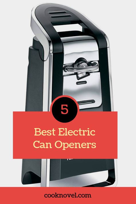 Throw out your manual can opener! These electric can openers will save your wrist. Find out the best electric can opener. #canopeners Automatic Can Opener, Top Appliances, Tin Opener, Electric Can Opener, Can Openers, Hamilton Beach, Electrical Appliances, Black & Decker, Can Opener