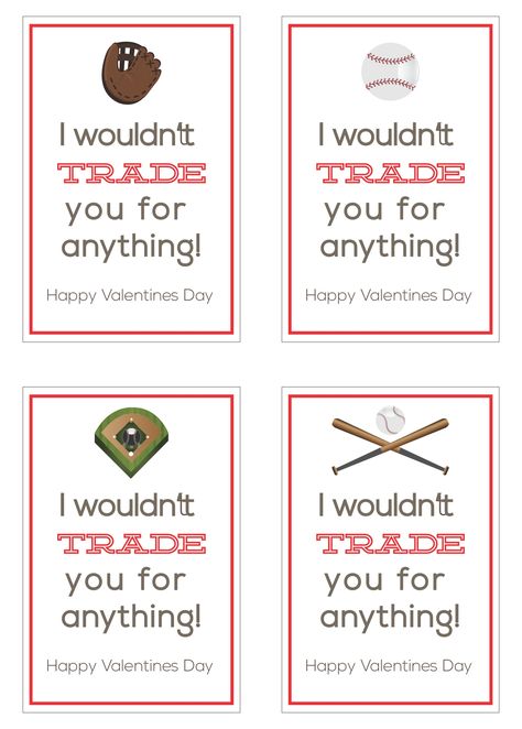 Baseball Printable Valentine Cards Baseball Valentines Free Printable, Baseball Valentine Cards Free Printable, Baseball Printables, Baseball Valentine, Printable Valentine Cards, Baseball Theme Birthday, Valentine Template, Baseball Theme Party, Valentine Messages