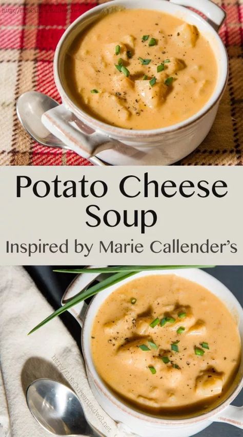 Potato Cheese Soup, Cheesy Potato Soup, Potato Cheese, Nice Food, Comfort Soup, Savory Soups, Chowder Recipes, Crock Pot Soup, Food Info