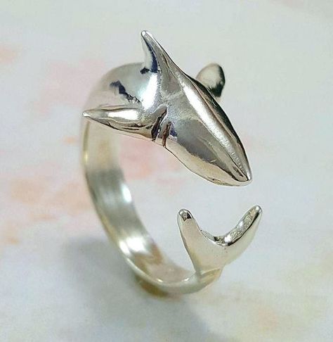 Apple Watch Rings, Amazon Rings, Shark Things, Shark Stuff, Shark Ring, Black Diamond Rings, Watch Rings, Shark Jewelry, Neck Rings