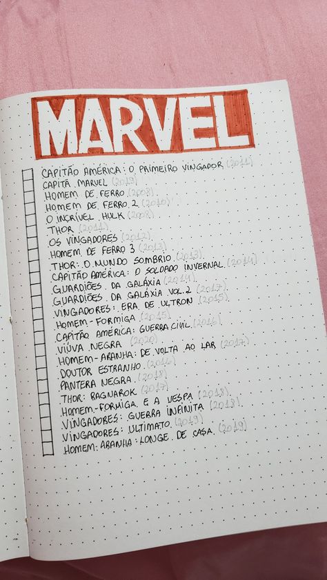 Marvel Movies List, Study Timer, Film Disney, Icarly, Stranger Things Netflix, Lettering Tutorial, Bullet Journal Doodles, About Time Movie, Reading Journal