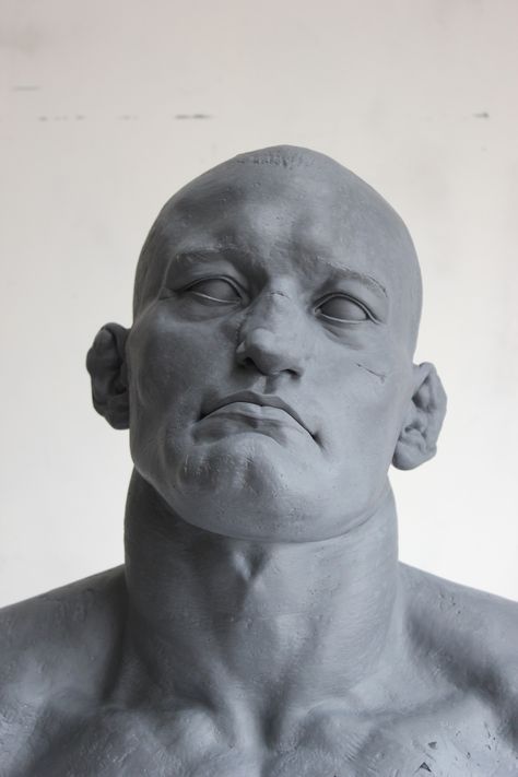 ArtStation - Dan Henderson, Lubomir Grigorov Dan Henderson, Arte Do Hip Hop, Traditional Sculptures, Sculpture Head, Digital Sculpting, Digital Sculpture, Face Drawing Reference, Anatomy Drawing, Portrait Sculpture