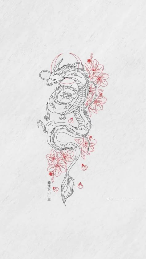 Dragon Tattoo Forearm, Geometric Owl Tattoo, Bird Tattoos Arm, Black Dragon Tattoo, Drawing Dragon, Asian Dragon Tattoo, Mystical Tattoos, Dragon Sleeve, Chinese Dragon Tattoos