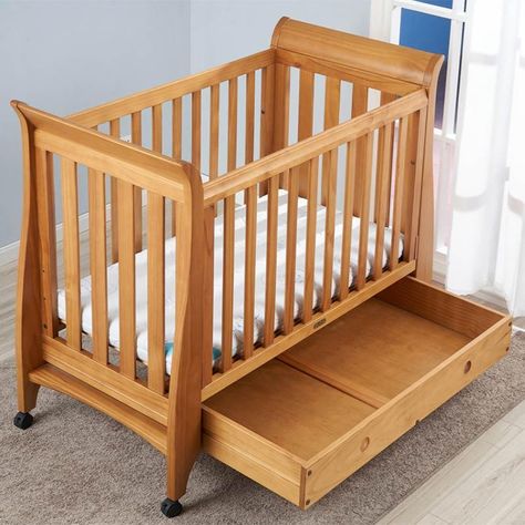 Baby Court Bed Designs, Wooden Crib Designs, Baby Cot Ideas, Crib With Drawers, Wooden Baby Crib, Baby Crib Designs, Modern Baby Cribs, Crib Design, Wood Crib