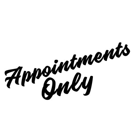 Last Minute Appointments Available, Last Min Appointment Available, By Appointment Only Signs, Book Now Appointment, Appointment Stickers, Create A Sticker, Business Signage, Free Svg Files, Unique Greeting Cards