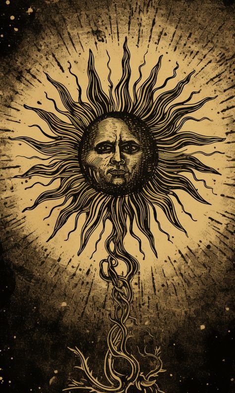 🌞 Step into the past with this antique Tarot card featuring "The Sun" in a stunning engraving! 🕰️ Experience the timeless beauty of Tarot artistry and connect with the radiant energy of this card's symbolism. Embrace the nostalgia and illumination it brings to your Tarot readings. 🔮 #TarotCards #AntiqueDesign #TheSun #Engraving #TarotArt #Divination #Nostalgia #Gravure 🌌🌞🃏 Sun Engraving, Celestial Room, Left Arm Tattoos, Sun Tarot Card, Tarot Card Design, The Sun Tarot Card, Engraving Tattoo, Inktober 2024, The Sun Tarot