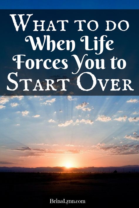 Starting Over With Nothing, Starting Over In Life, Start Over, Starting Over, Inspirational Advice, Relationship Breakdown, New Mercies, Encouragement For Today, When Someone Dies