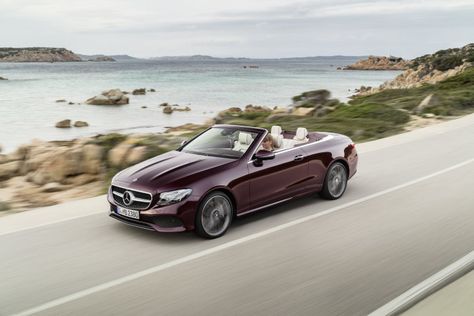 The new E-Class Cabriolet: Open for intense pleasure Burgundy Car, مرسيدس بنز, Car Part Furniture, Mercedes Models, Future Cars, Car Decorations, Mercedes E Class, Car Upholstery, Car Projects