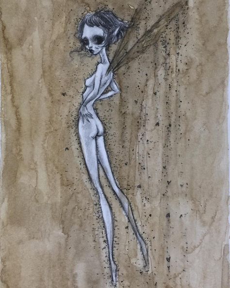 Dustin Bailard, Faery Art, Goth Art, Arte Sketchbook, Fairytale Art, Creepy Art, My Coffee, Hippie Art, Ethereal Art