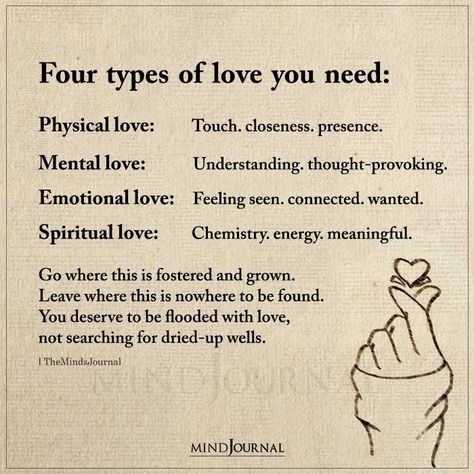 Four Types Of Love You Need Types Of Love, Fina Ord, Spiritual Love, Healthy Relationship Advice, Good Advice, Healthy Relationships, The Words, True Quotes, Wisdom Quotes