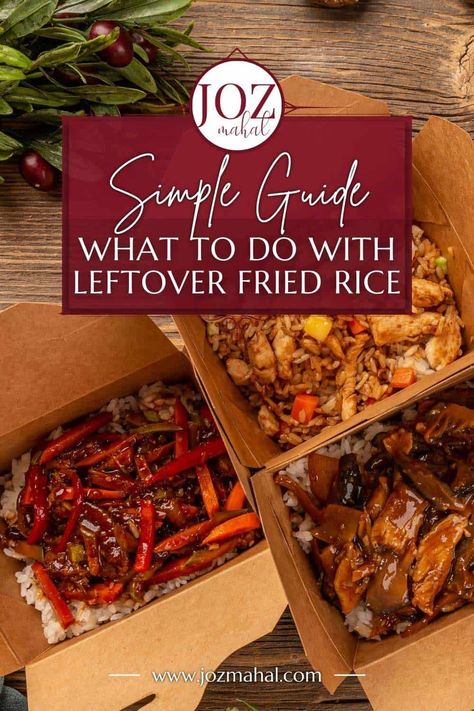 9 Creative Ways to Use Your Leftover Fried Rice - JOZmahal Leftover Fried Rice, Leftover Rice Recipes, Garlic Fried Rice, Leftover Rice, Veggie Delight, Garlic Fries, Quick Weeknight Meals, Cooked Veggies, Mouth Watering Food