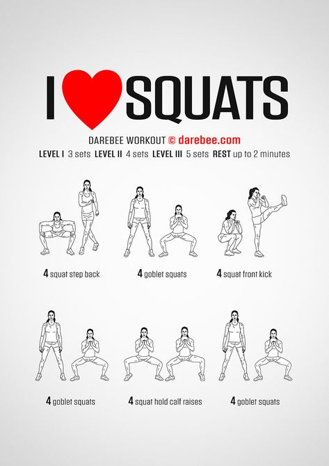 I Love Squats Workout Darebee Glutes Workout, Squad Exercise Workout, Darebee Workout Women, Darbee Workout, Boxer Workout, Glute Workouts, Bottom Workout, Squat Workout, Flexibility Workout