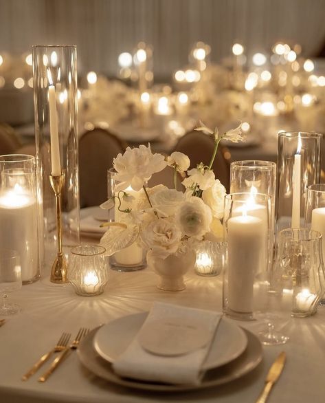 Candle Theme Wedding, Beige Wedding Theme, Wedding Candles Table, Beige Wedding, Candle Table, Classy Wedding, Wedding Candles, Wedding Reception, Floral Arrangements