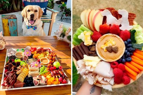 Dog Charcuterie Board, Barkuterie Board, Homemade Doggie Treats, Dog Play Area, Dog Events, Pet Craft, Ginger Biscuits, Healthy Dog Treats Homemade, Golden Retriever Mix