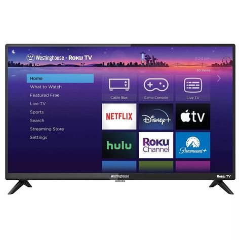 Westinghouse 24" 720p Led Roku Smart Tv : Target 24inch Tv, 30 Inch Tv, Small Tv, Bday Wishlist, Roku Tv, Mini Tv, Sling Tv, Xmas 2024, Netflix Tv