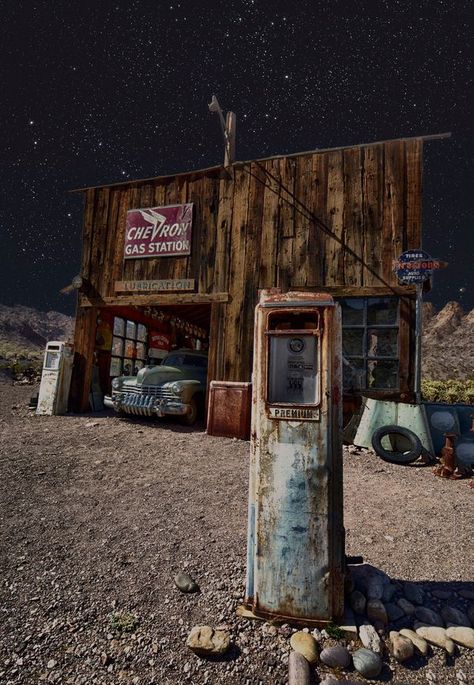 The American Southwest group | "Ghost Town Surroundings"...Nelson, Nevada | Facebook Nelson Ghost Town, Western Homes, American Southwest, Ghost Town, Ghost Towns, Four Corners, Gas Station, Small Town, Small Towns