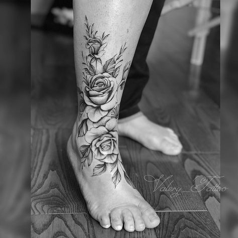 Thigh Script Tattoo, Ankle Tattoo Cover Up, Floral Mandala Tattoo, Mandala Tattoo Sleeve, Magic Runes, Ankle Tattoos For Women, Pretty Hand Tattoos, Beautiful Tattoos For Women, Western Tattoos