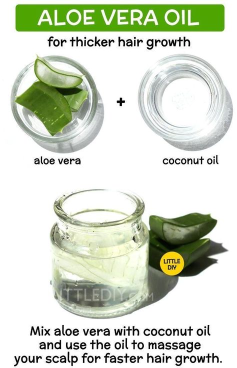 Water Remedies, Aloe Vera And Coconut Oil, Thick Hair Growth, Aloe Vera Oil, Overnight Beauty, Aloe Vera For Hair, Honey Face, Homemade Hair Products, Grow Long Hair