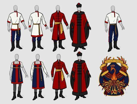 Mahoutokoro robes?? Mahoutokoro Uniform, Uagadou School Of Magic, Magic Academy Uniform, Magical Academy, Magical School, Harry Potter Colors, Harry Potter School, School Series, Uniform Ideas