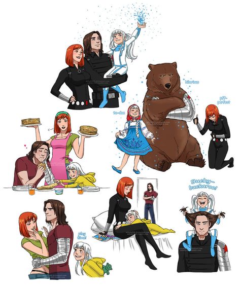 Natasha and Bucky Bucky Barnes X Natasha Romanoff, Kobik Barnes, Bucky X Natasha, Winter Widow, Willow Rosenberg, Bucky And Natasha, Black Widow Winter Soldier, Marvel Couples, Matt Murdock