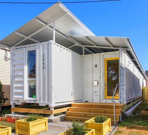 Shipping Container Homes & Buildings: $250,000 3 bedrooms 2 bathrooms Shipping Container Home, New Orleans, Louisiana Container Project, Container House Interior, Container Home Designs, Shipping Container Design, Casa Club, Shipping Container Cabin, Shipping Container Home Designs, Container Ideas, Shipping Container House Plans