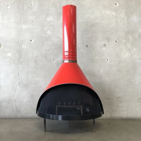 Vintage Fireplaces | Mid Century Fireplaces | Urban Americana Preway Fireplace, Red Fireplace, Fireplace Vintage, Mid Century Modern Fireplace, Mid Century Fireplace, Vintage Fireplace, Modern Fireplace, Vintage Mid Century Modern, Mid Century Vintage