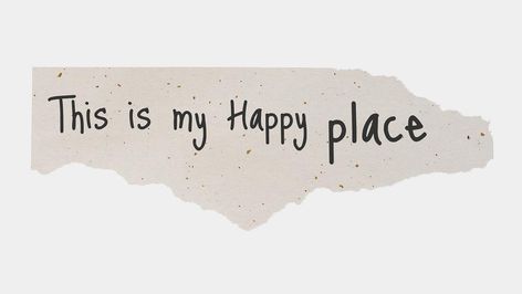 Happiness quote, DIY torn paper craft clipart, this is my happy place | free image by rawpixel.com / Sasi Craft Clipart, Quote Collage, Love Scrapbook, Scrapbook Quotes, Happy Images, Scrapbook Printing, Emoji For Instagram, Quote Diy, Love Quotes With Images