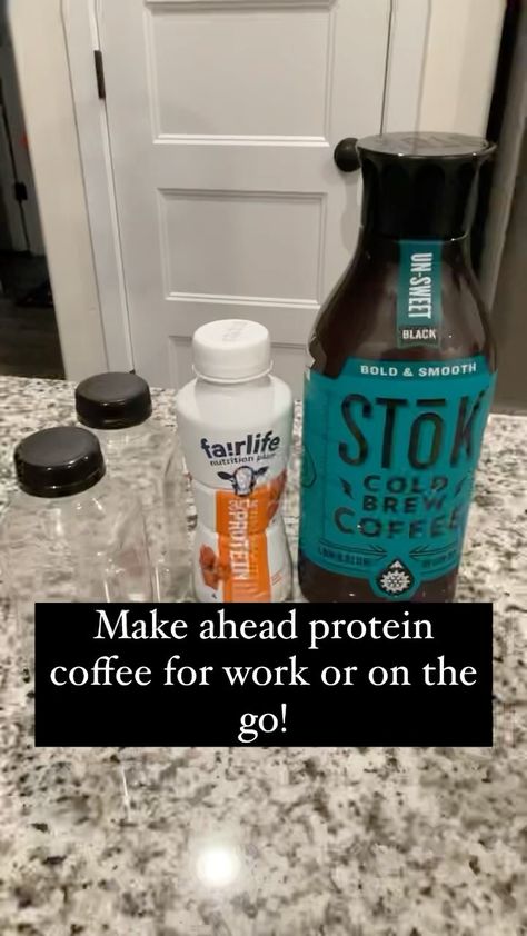 Protein Shake In Coffee, Weight Watcher Protein Shake, Macro Friendly Coffee Drinks At Home, Protein Premier Coffee, Coffee And Premier Protein Shake, Ice Coffee Protein Drink, Pure Protein Coffee Recipes, Protein Shake Hacks, Protein Coffee At Home