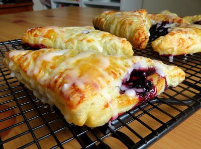 Lemon Blueberry Turnovers Blueberry Turnovers, 2 Ingredient Dough, Just Pies, Tart Filling, Blueberry Compote, Recipe Generator, Weight Watchers Recipes, English Kitchens, Blueberry Jam