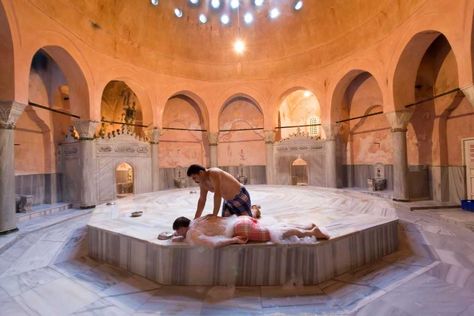 What happens inside Istanbul’s hamams? | Condé Nast Traveller India | International | Experiences Turkish Bath House, Turkish Bathroom, Hotels In Turkey, Wooden Bath, Wellness Hotel, Visit Morocco, Steam Bath, Art Studio At Home, Turkish Bath