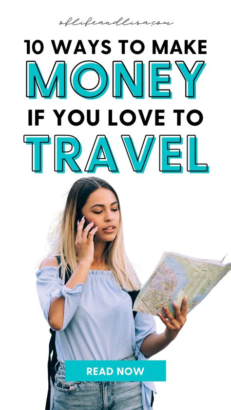 girl talking on cellphone while holding a map Make Money While Traveling, Family Travel Quotes, Easy Ways To Make Money, Road Travel, Earn Money Fast, Vacation Quotes, Bulk Email, Job Ideas, Au Pair