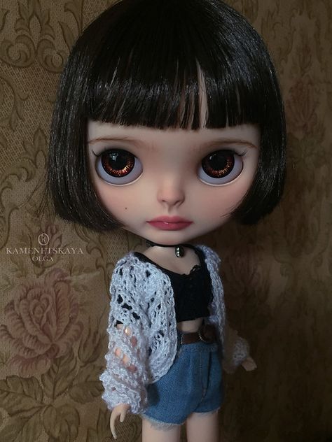 Living Dead Dolls, Blythe Custom, Lady Girl, Blythe Clothes, Hello Dolly, Doll Repaint, Pretty Dolls, Custom Dolls, Blythe Doll